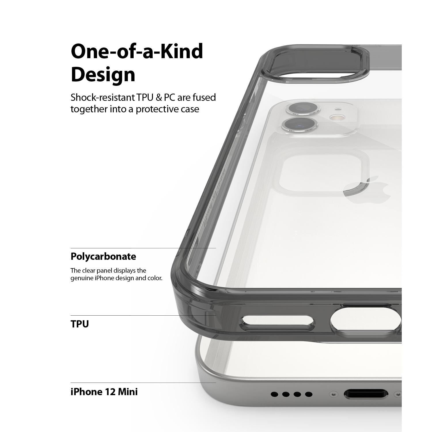 Fusion Case Apple iPhone 12 Mini Grijs