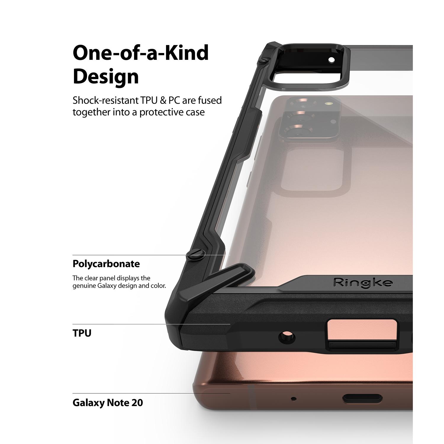 Fusion X Case Samsung Galaxy Note 20 Zwart