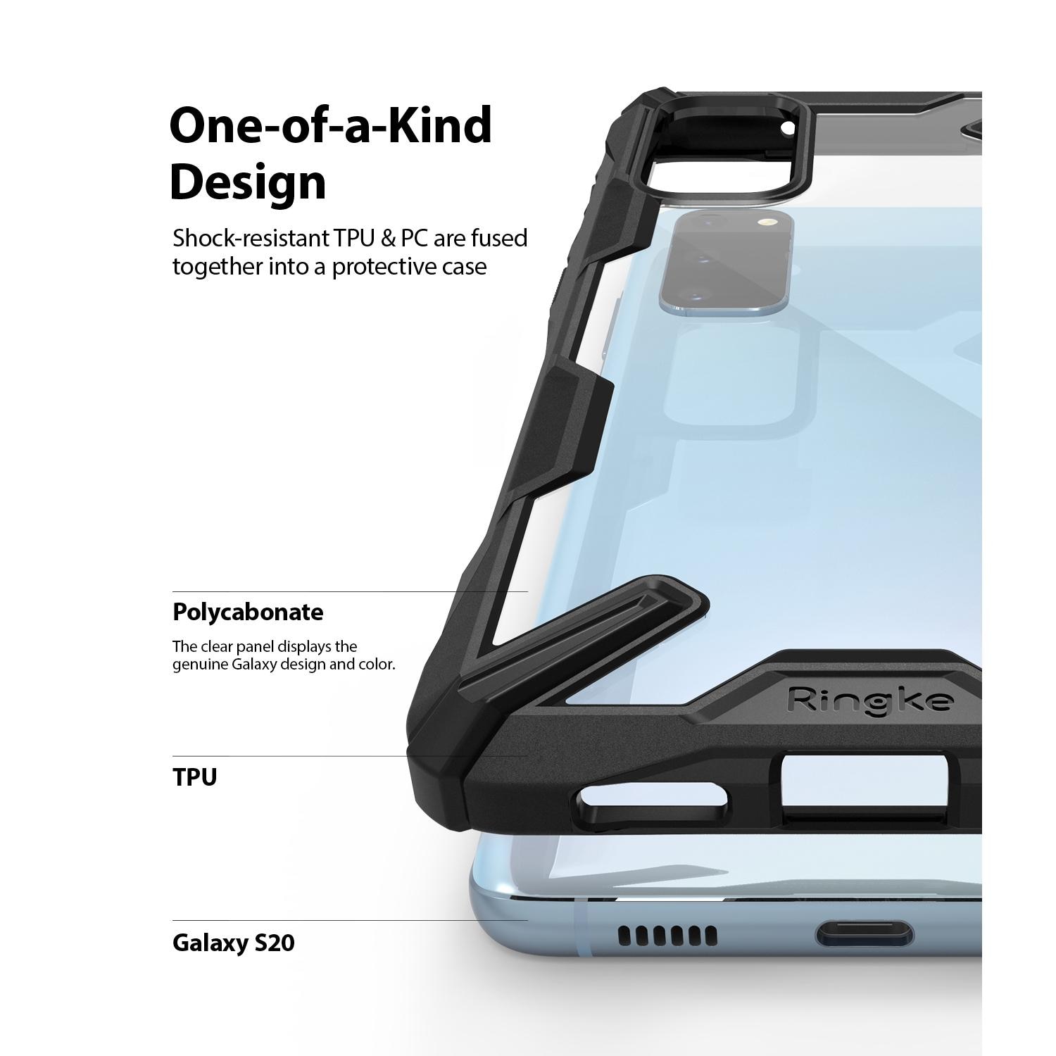 Fusion X Case Samsung Galaxy S20 Zwart