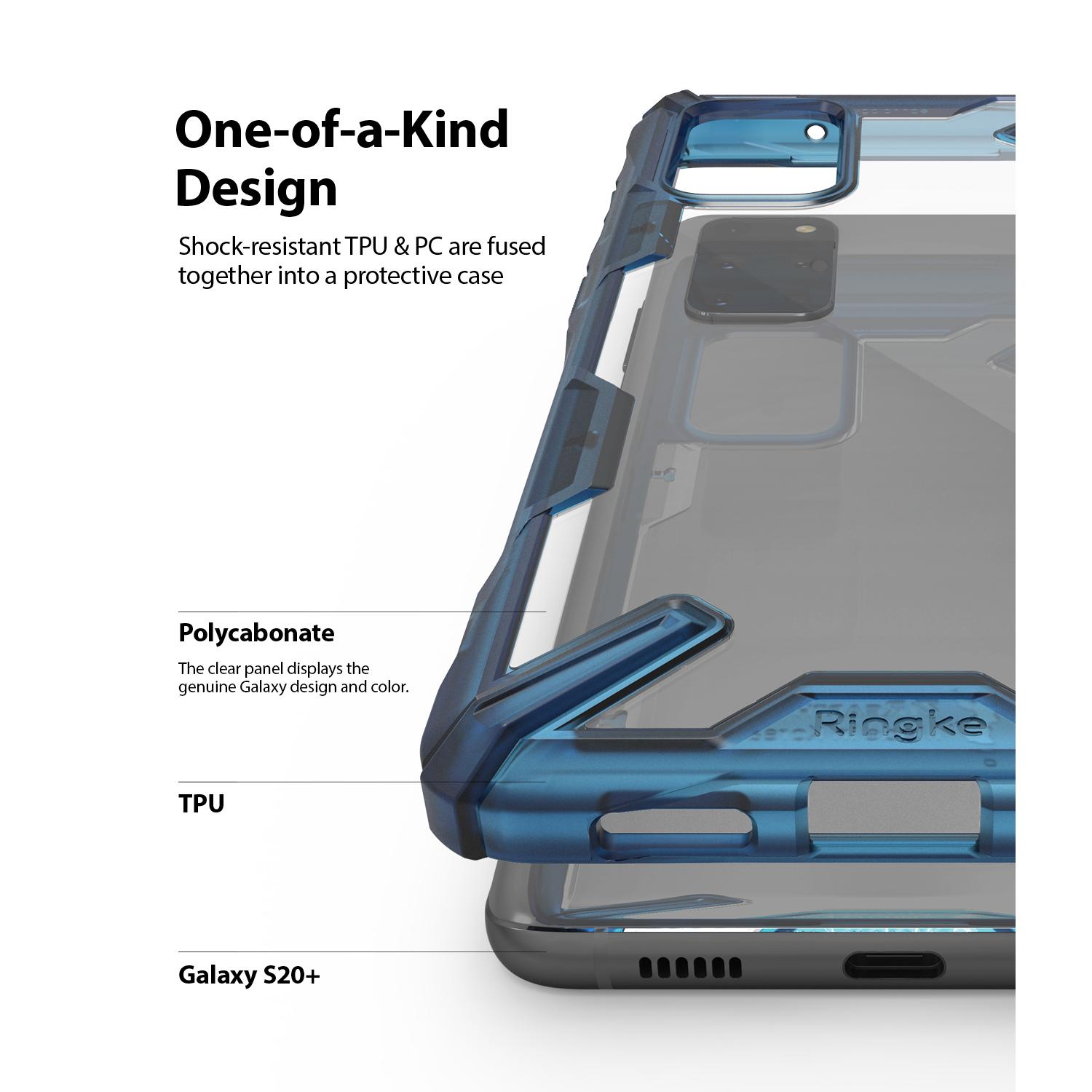 Fusion X Case Samsung Galaxy S20 Plus Space Blue