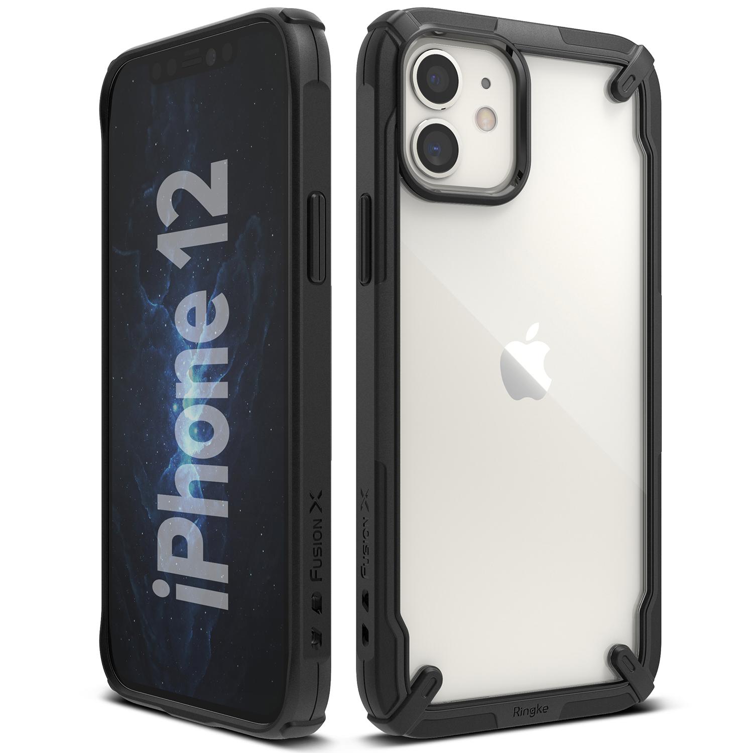 Fusion X Case iPhone 12/iPhone 12 Pro Zwart