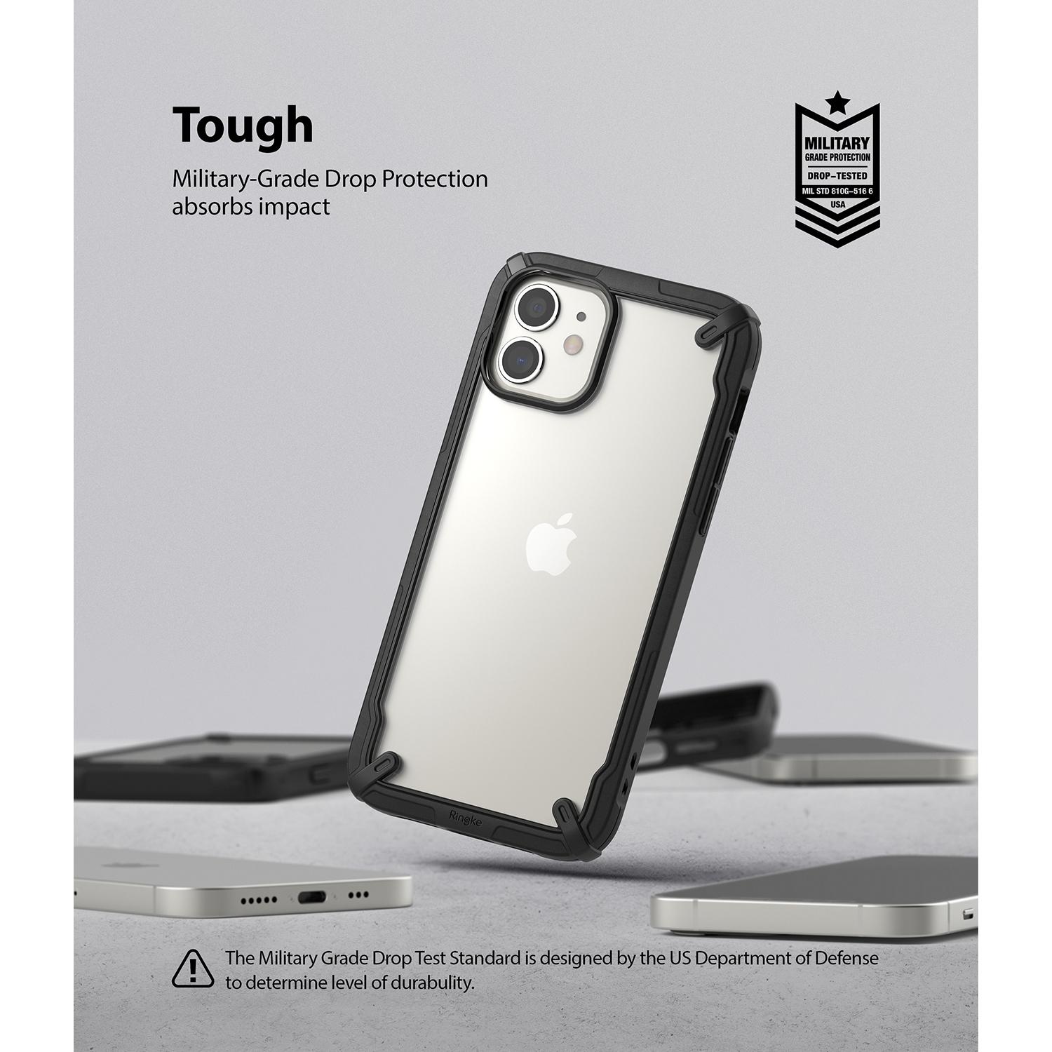 Fusion X Case iPhone 12/iPhone 12 Pro Zwart