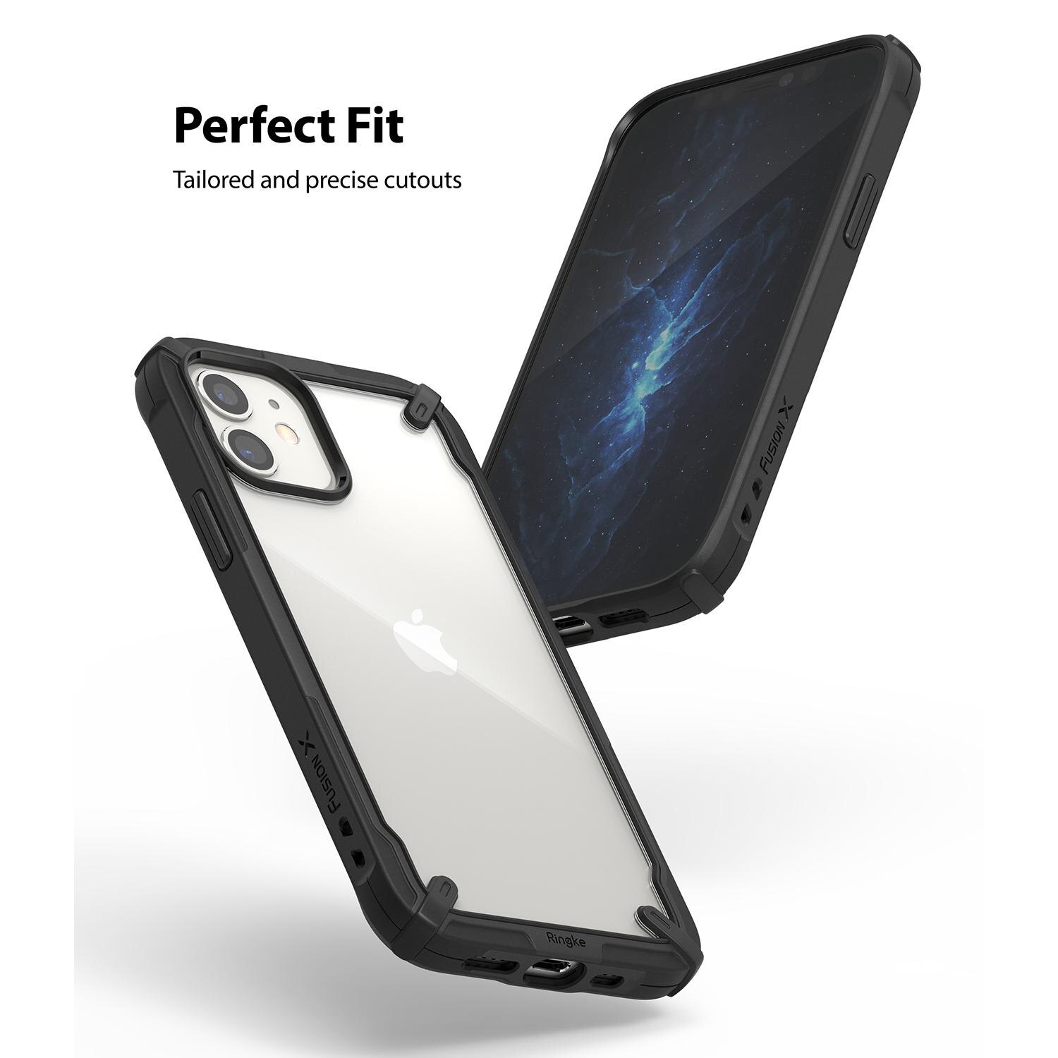 Fusion X Case iPhone 12 Mini Zwart