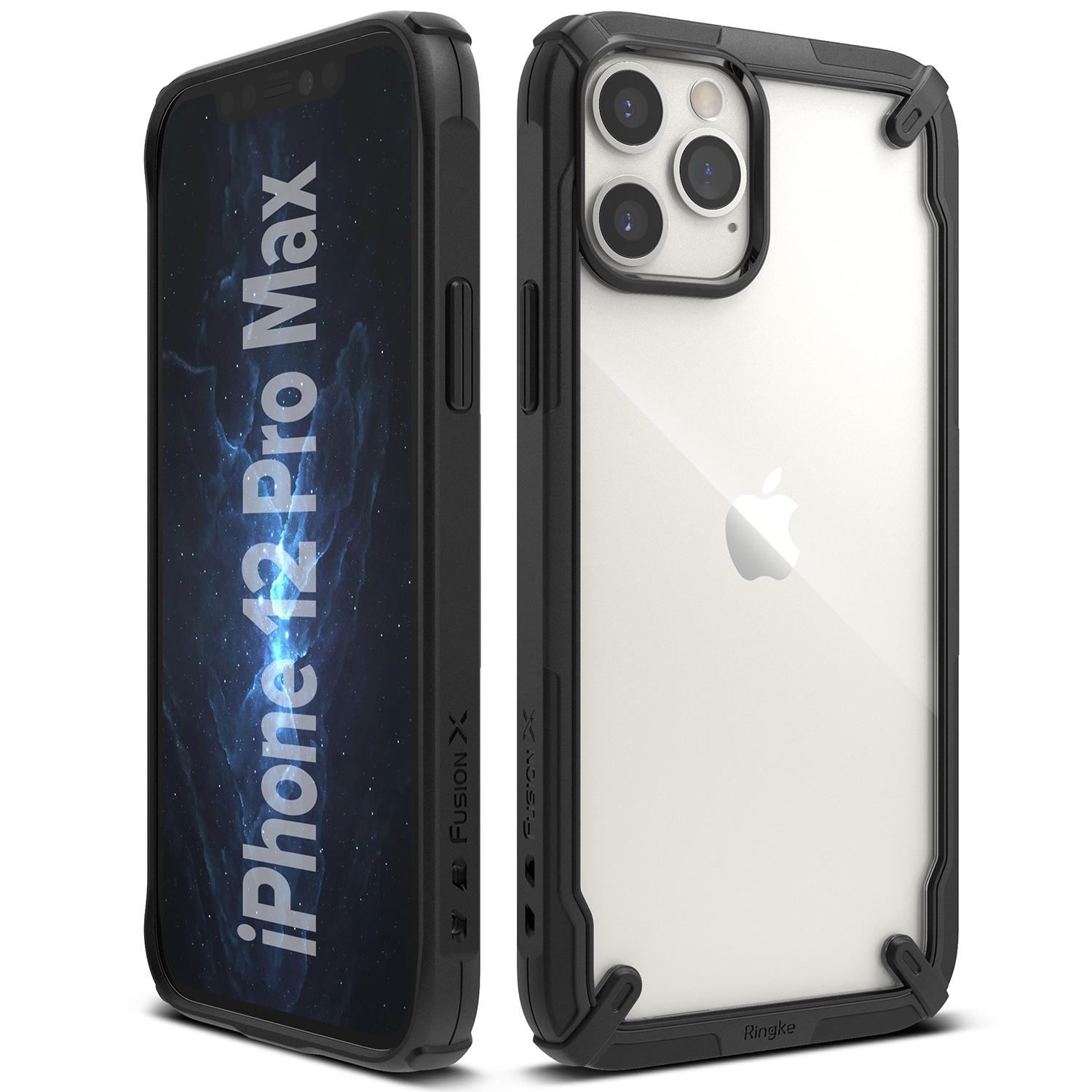 Fusion X Case iPhone 12 Pro Max Zwart