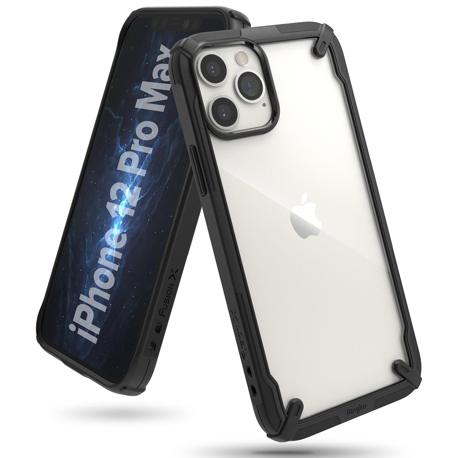 Fusion X Case iPhone 12 Pro Max Zwart