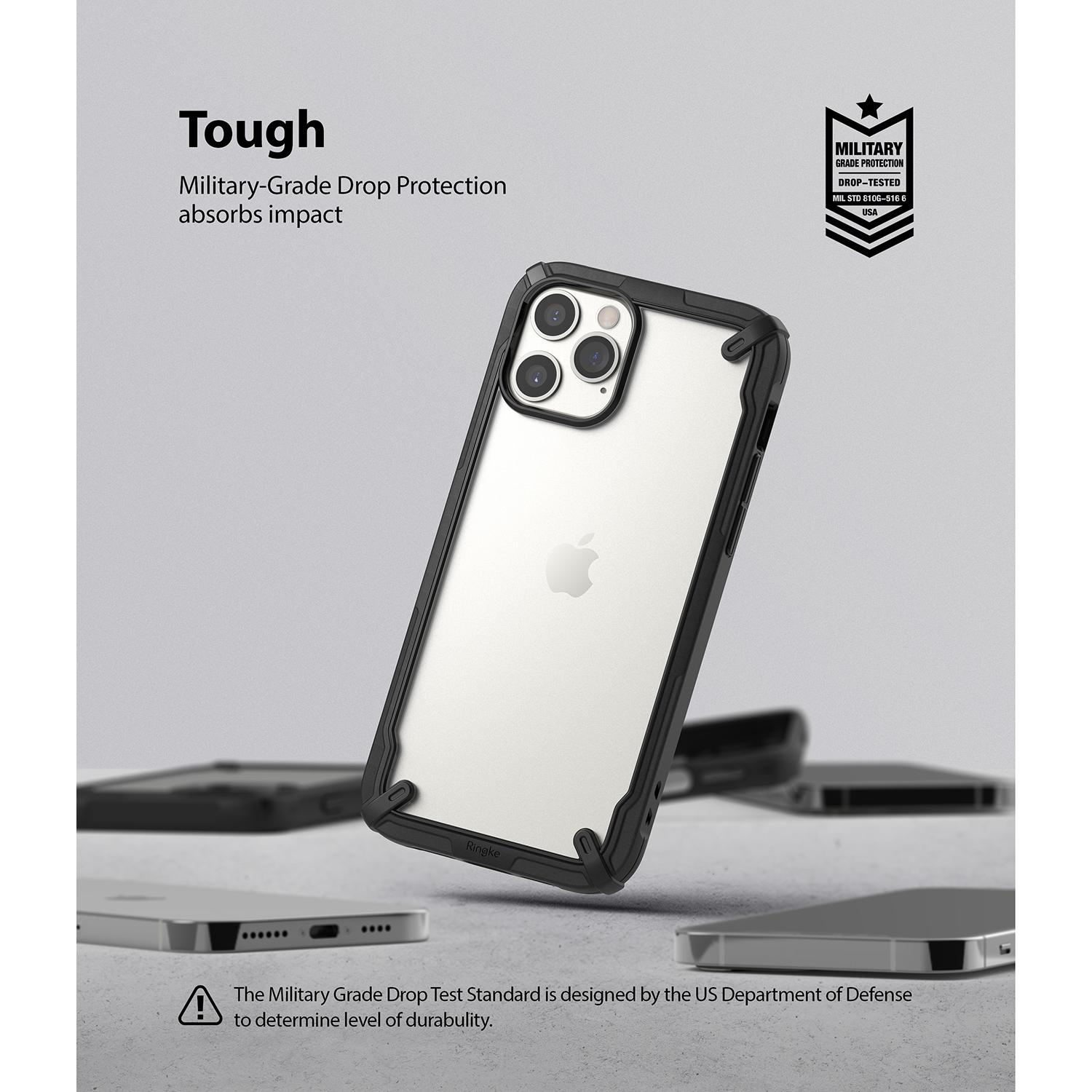 Fusion X Case iPhone 12 Pro Max Zwart