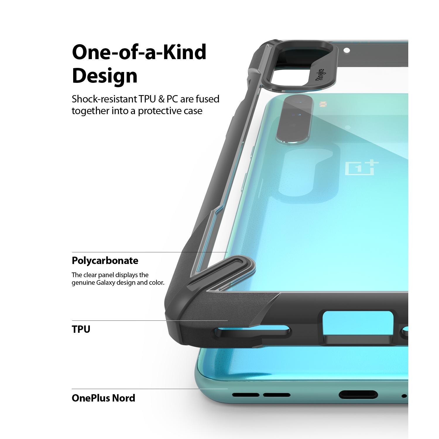 Fusion X Case  OnePlus Nord Zwart