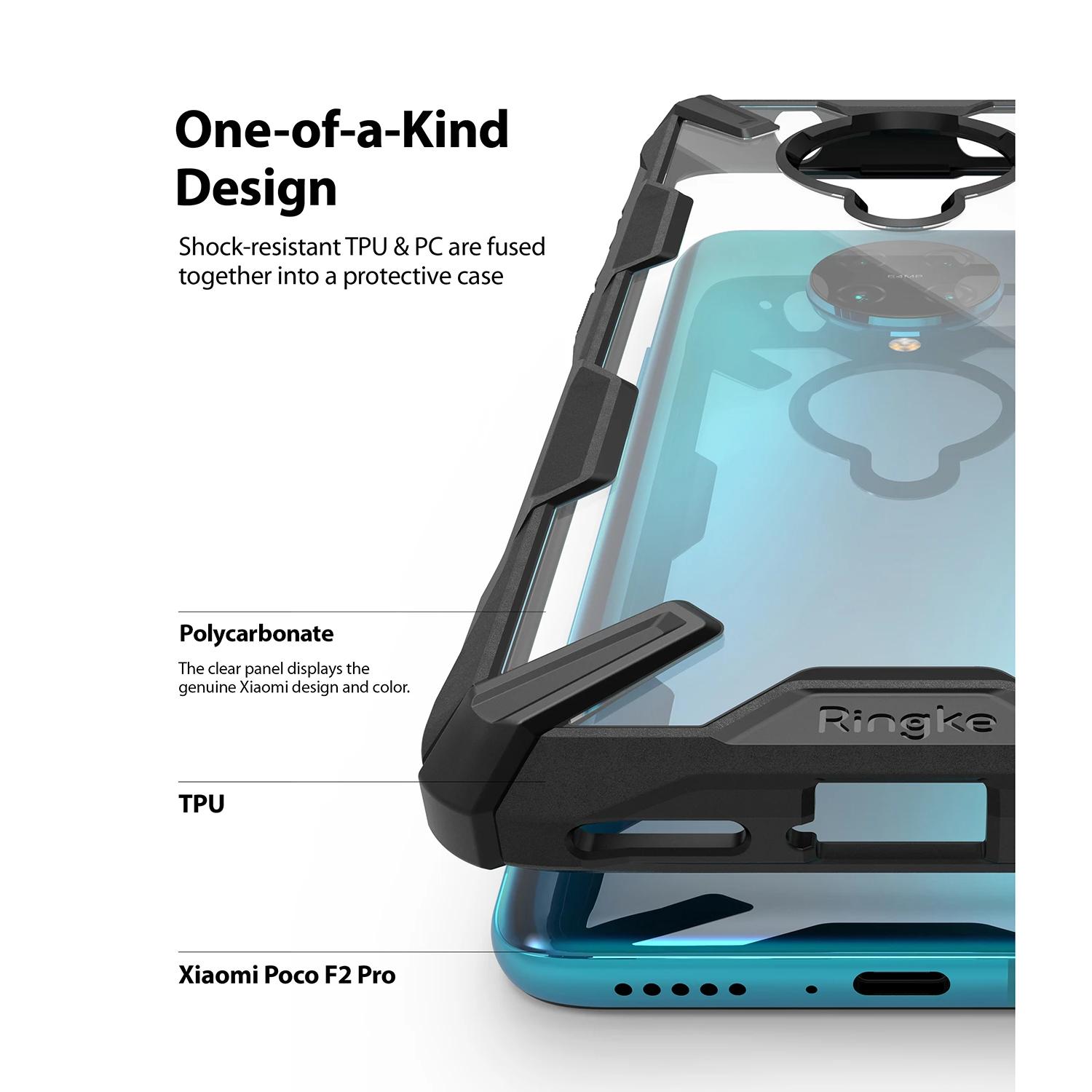 Fusion X Case Xiaomi Poco F2 Pro Zwart