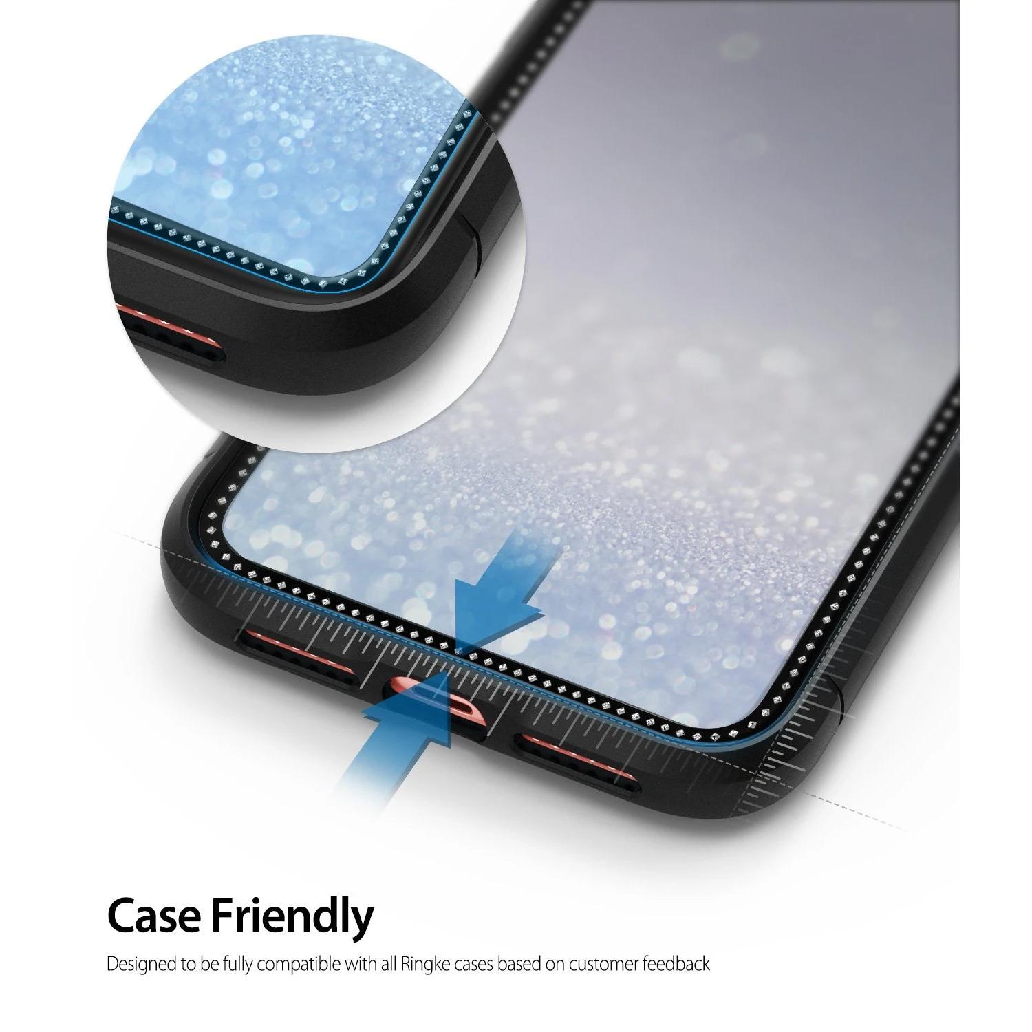 Invisible Defender Glass Jewel Edition iPhone 11/XR Zwart