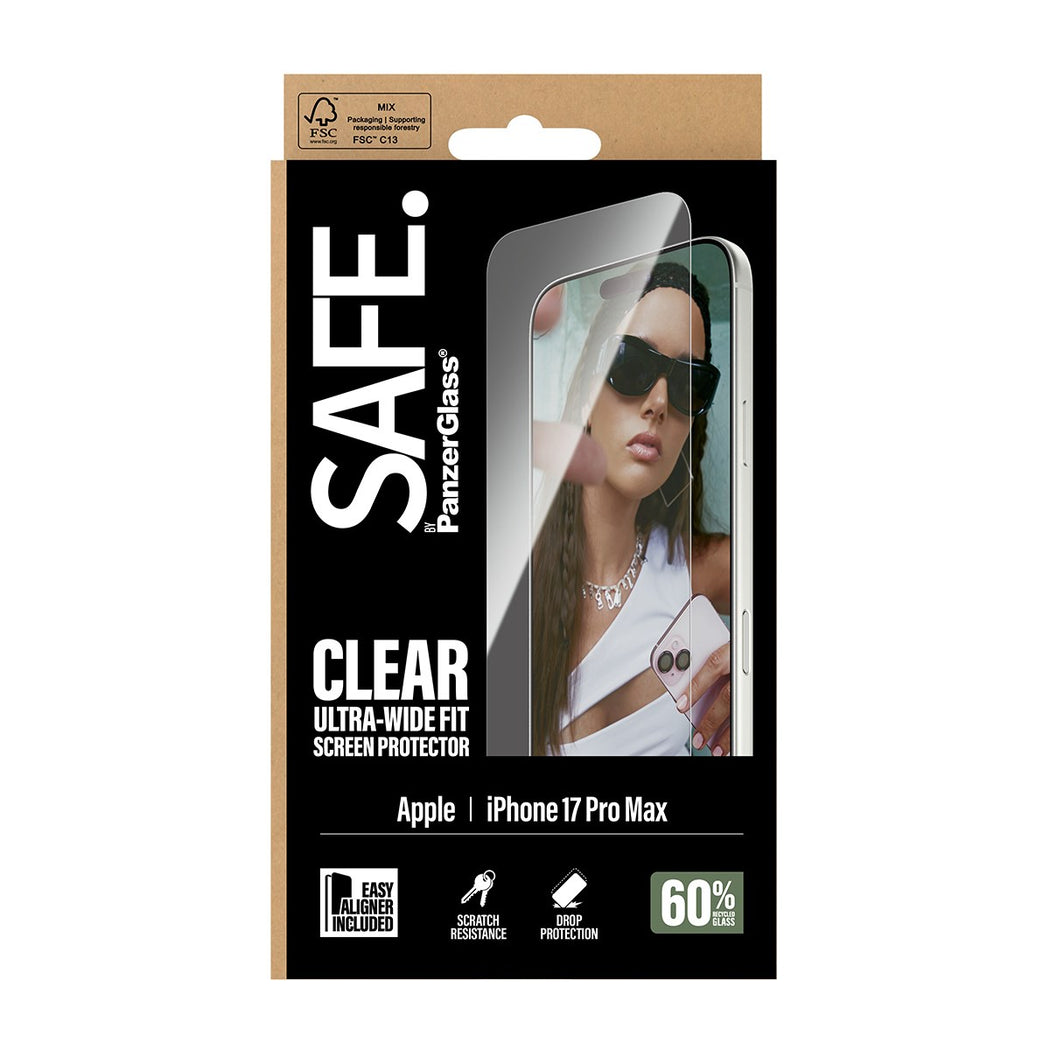 iPhone 17 Pro Max Screen Protector Ultra Wide Fit (with EasyAligner)