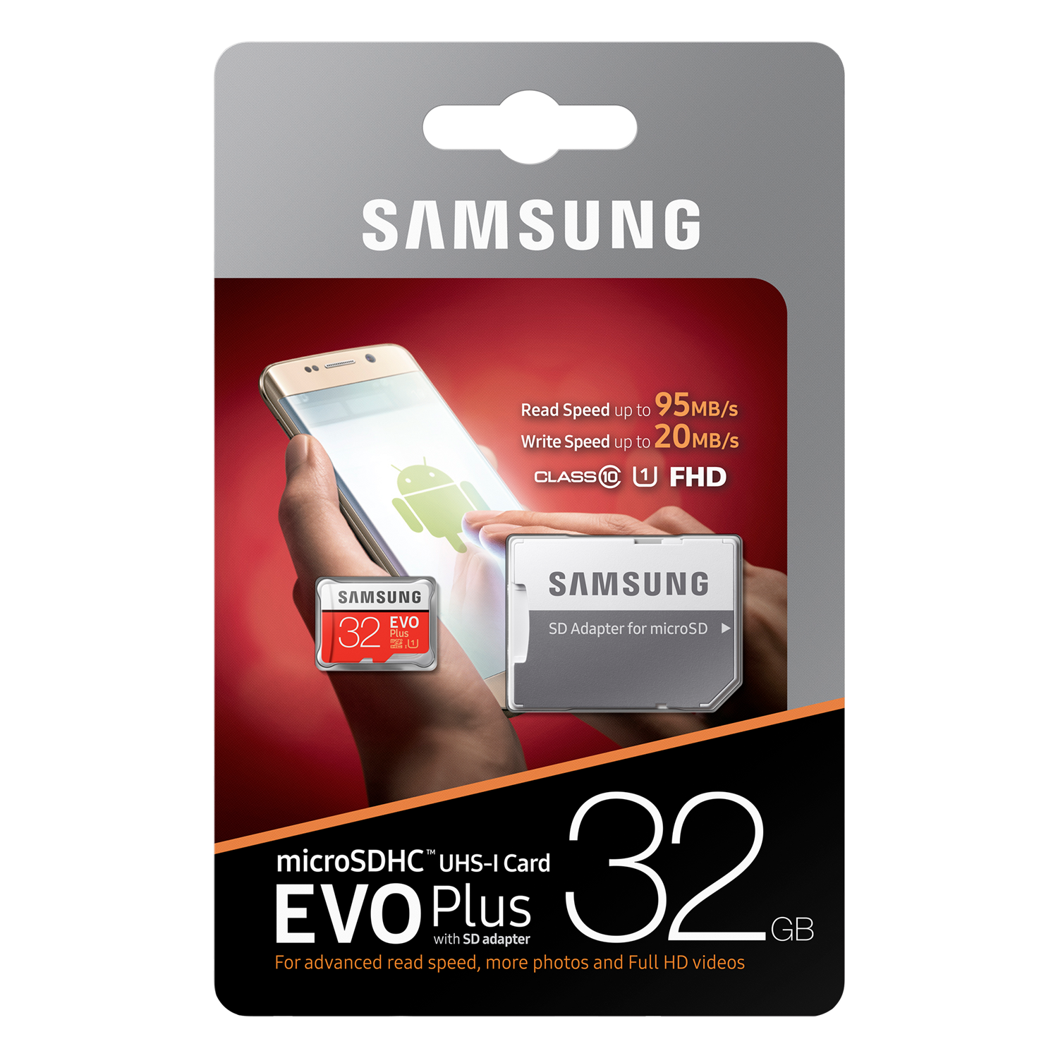 Geheugenkaart Evo Plus 32GB microSDHC Class 10 U1 microSHDC Universal