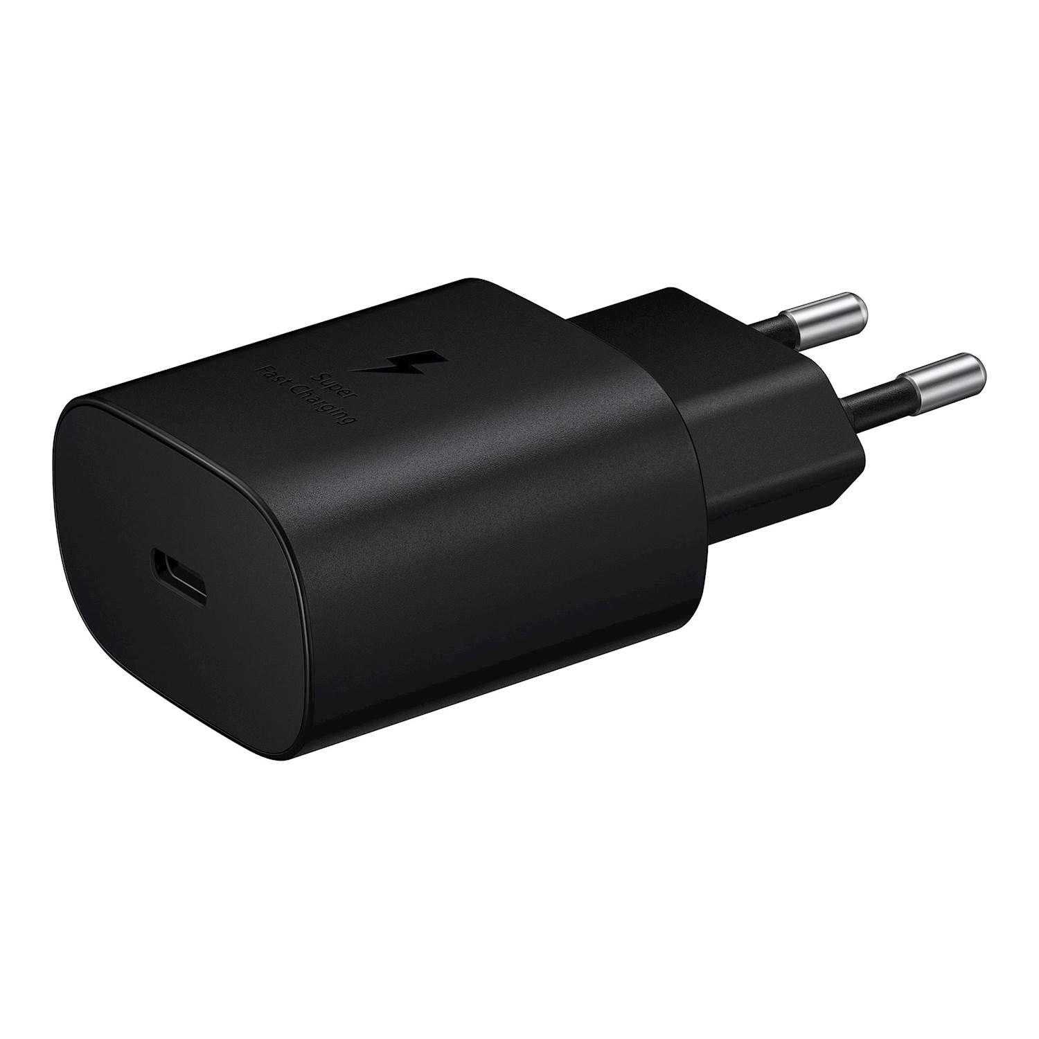 Telefoonlader Fast Charge 25W USB-C USB-C Zwart