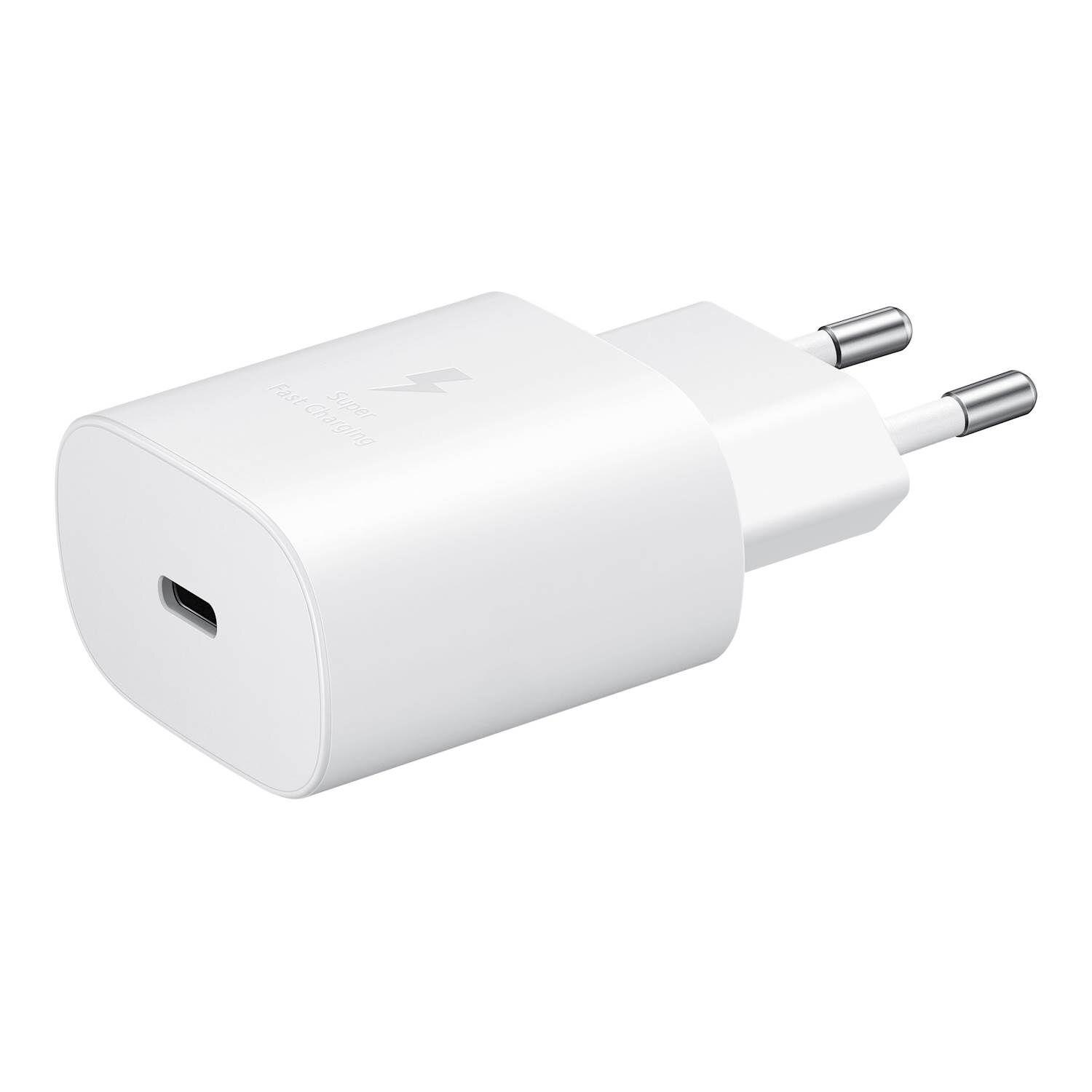 Telefoonlader Fast Charge 25W USB-C USB-C Wit