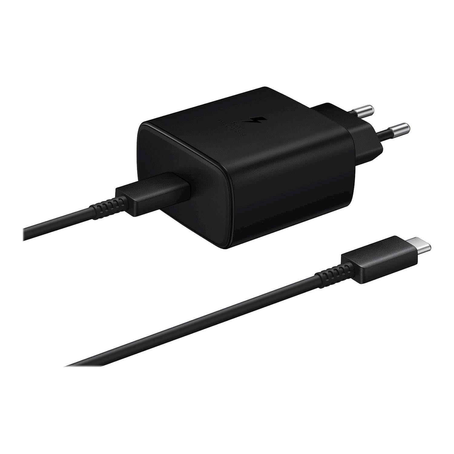 Site lijn viering koepel Samsung Telefoonlader Fast Charge 45W USB-C USB-C Zwart - koop online