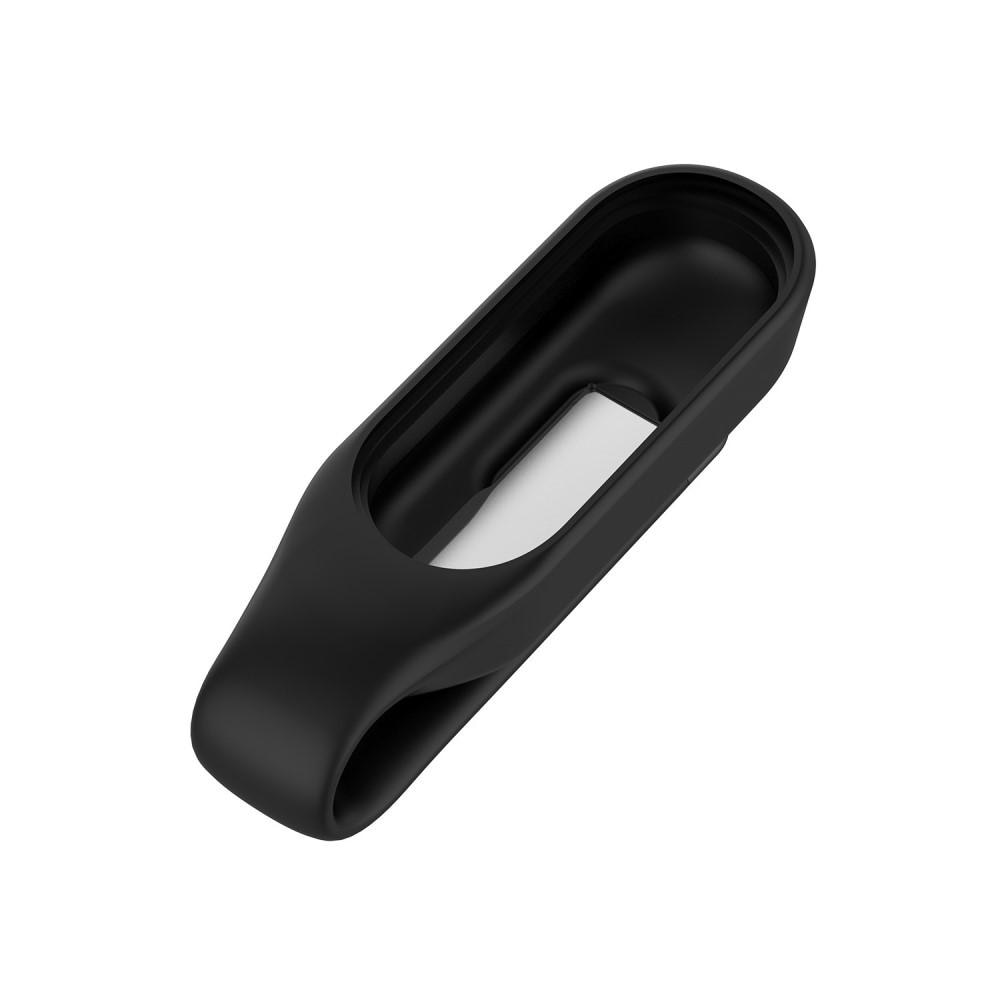 Xiaomi Mi Band 5/6 Siliconen Klem/Clip Zwart