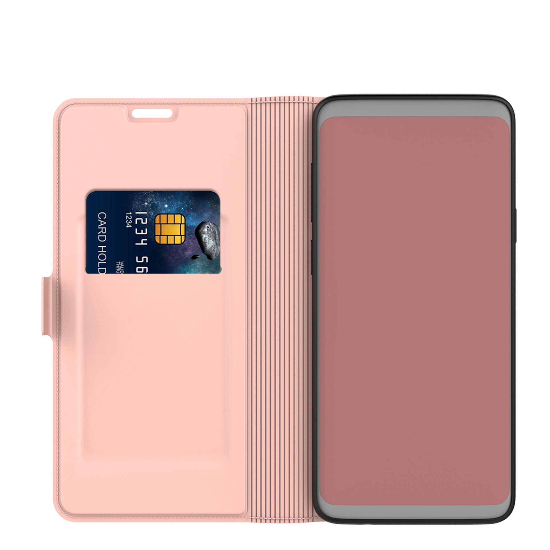 Slim Card Wallet OnePlus Nord 2 5G Roze