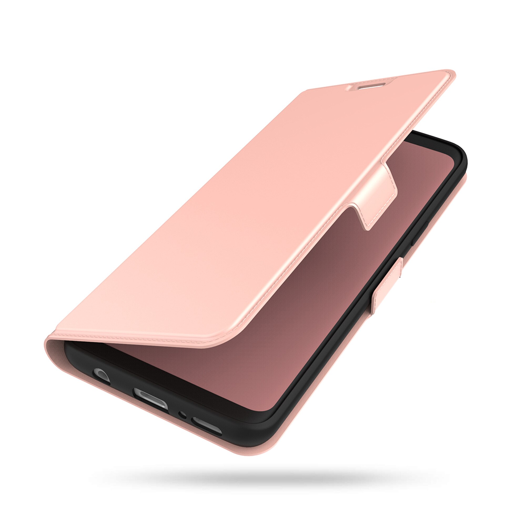 Slim Card Wallet Huawei P30 rosé goud