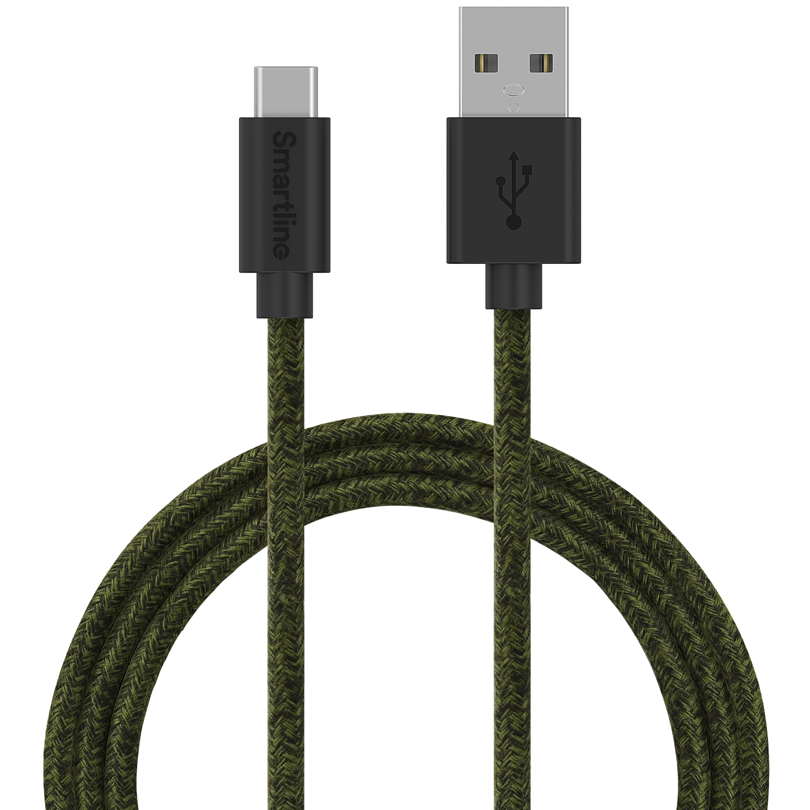 Fuzzy USB-kabel USB-C 2m Paars
