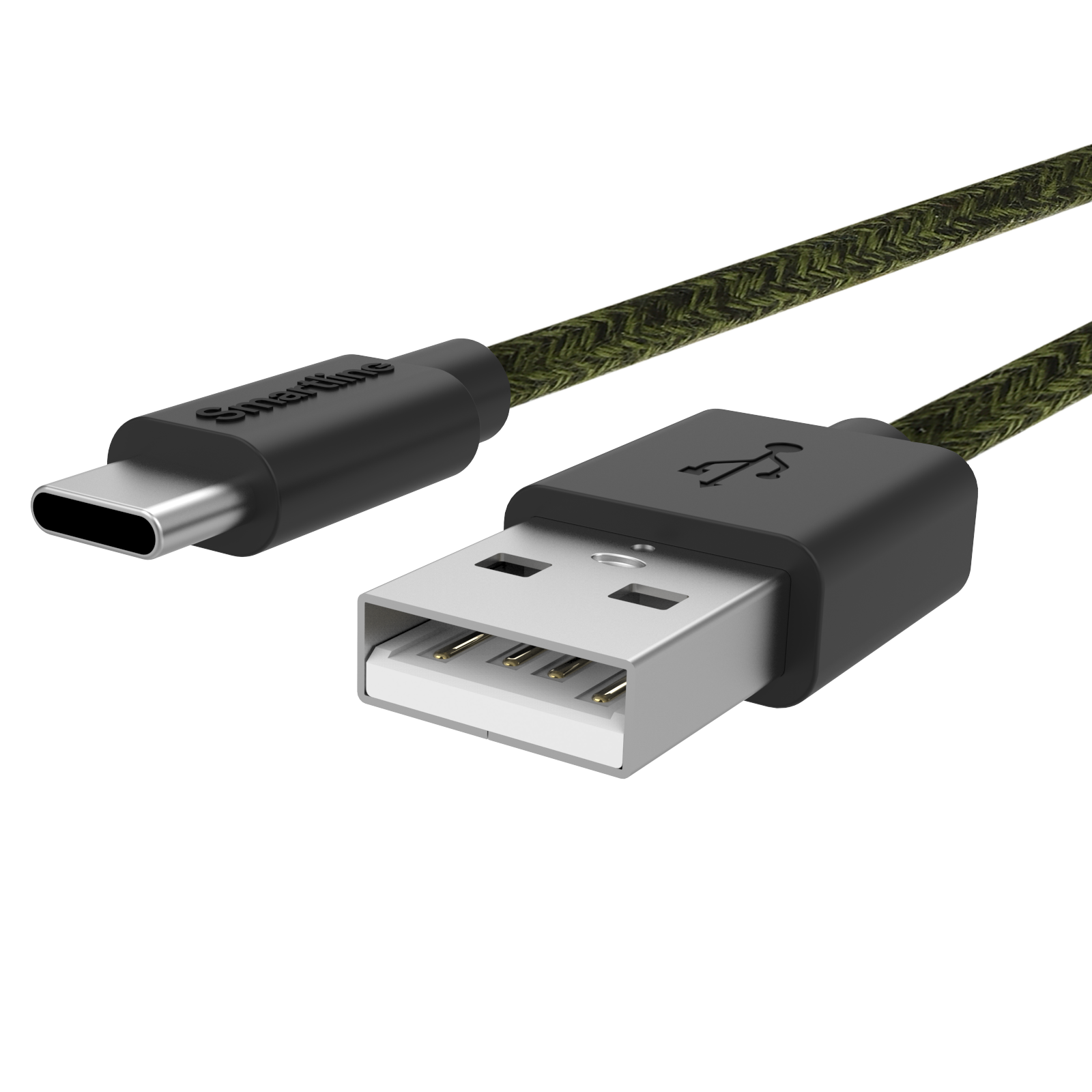 Fuzzy USB-kabel USB-C 2m Paars