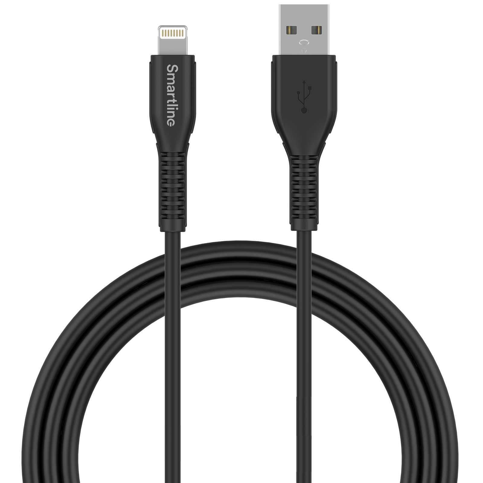 Strong USB-kabel Lightning 2m Zwart