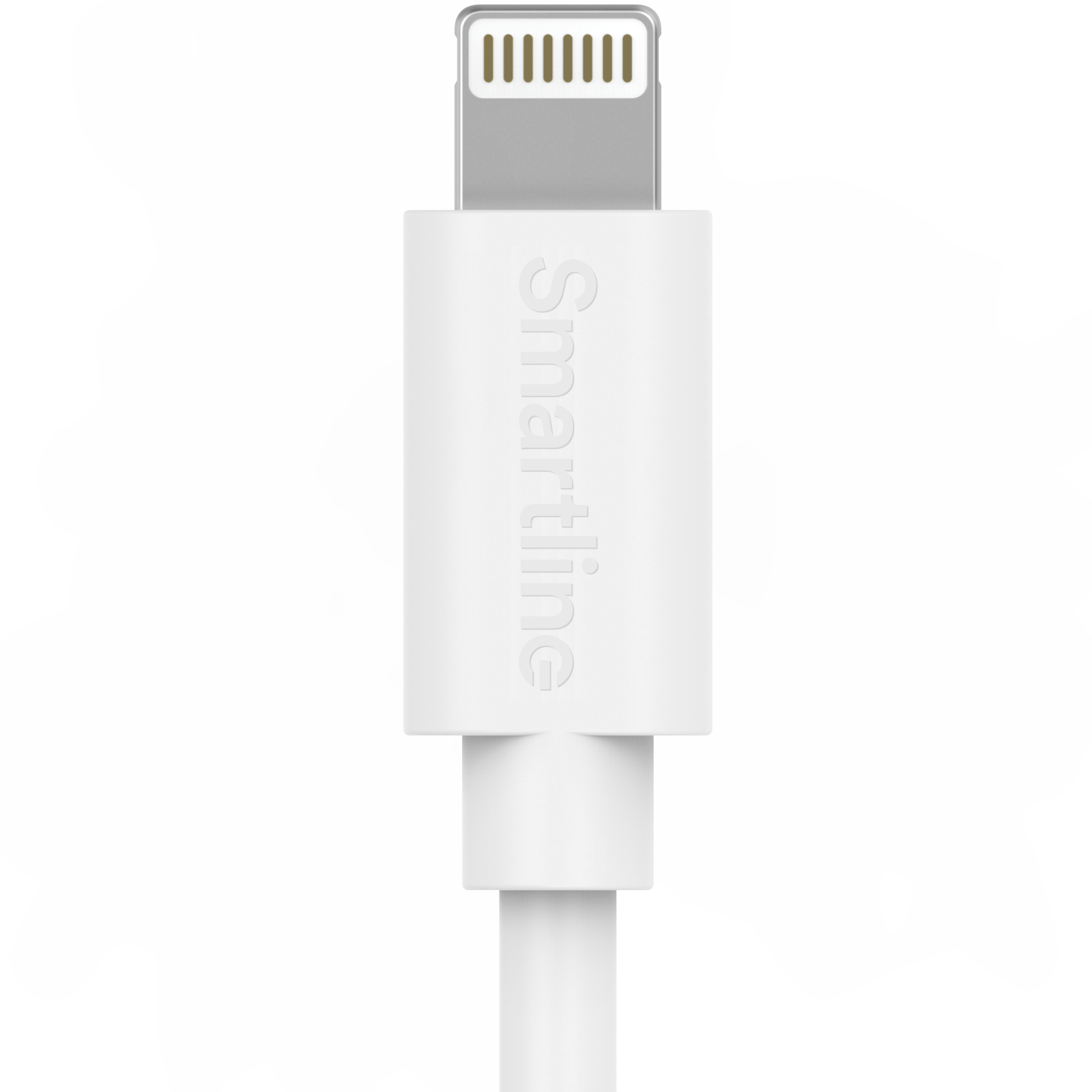 Lange USB-kabel Lightning - USB-C 2m iPhone SE (2022) wit
