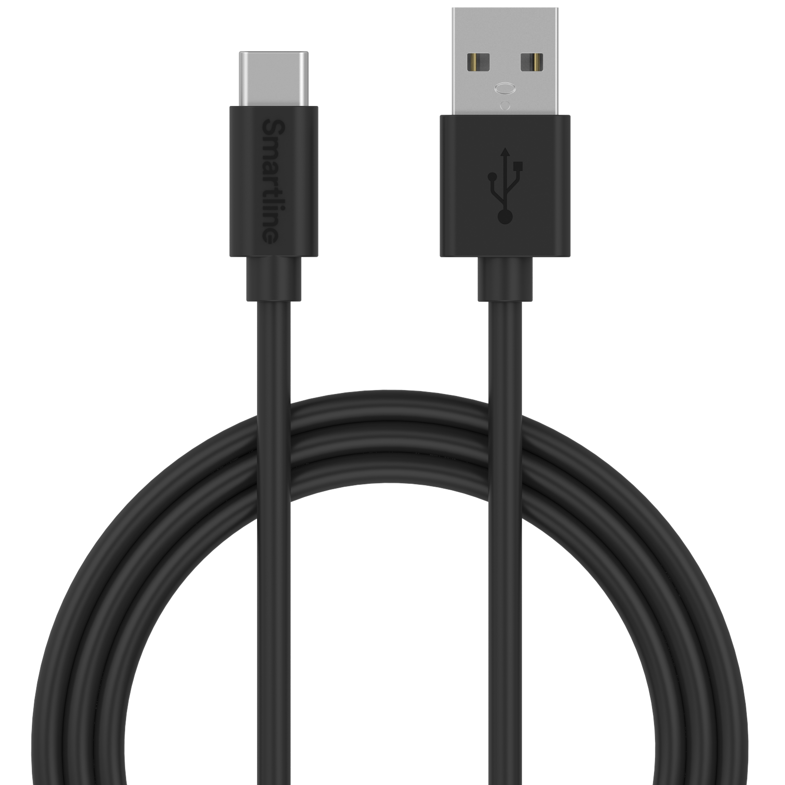 USB-kabel USB-C 2m USB-C Zwart