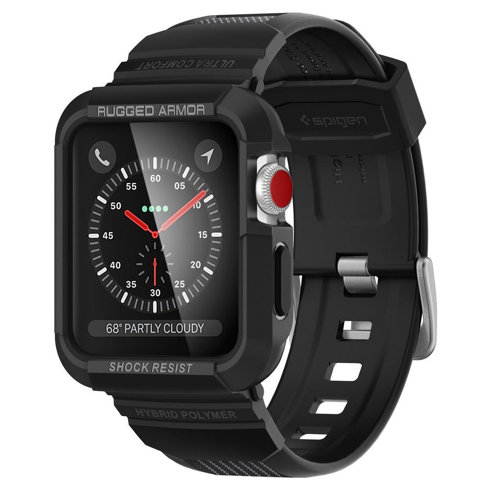 Rugged Armor Pro Apple Watch 42 mm Zwart