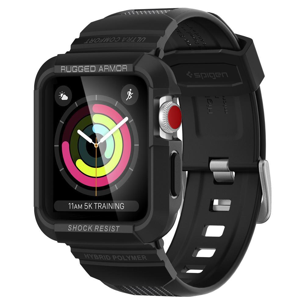 Rugged Armor Pro Apple Watch 42 mm Zwart