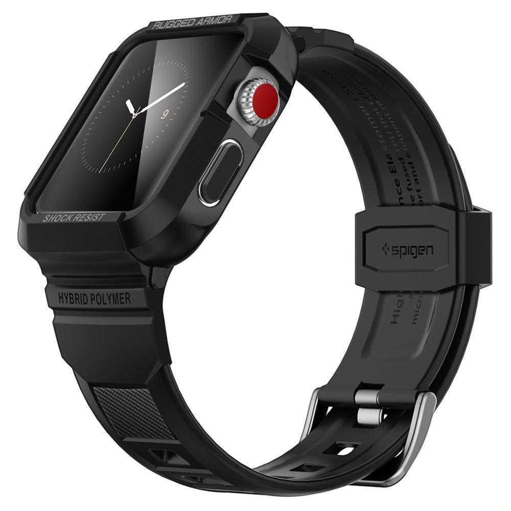 Rugged Armor Pro Apple Watch 42 mm Zwart