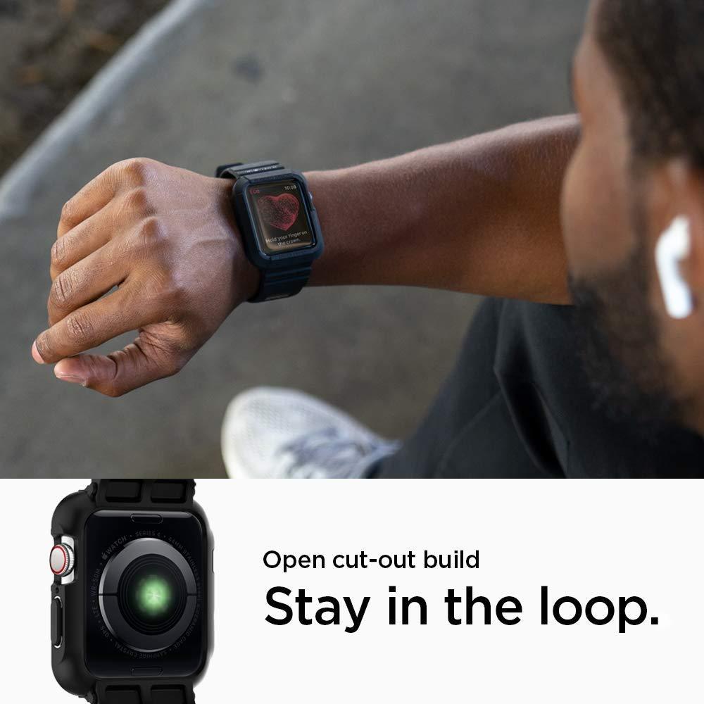 Rugged Armor Pro Apple Watch 45mm Series 9 Black