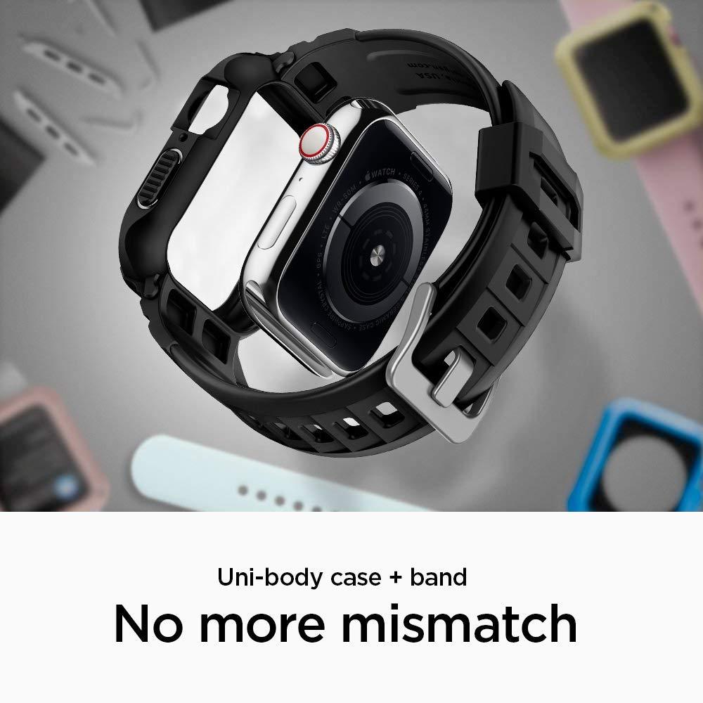 Case Rugged Armor Pro Apple Watch 45mm Series 8 Zwart