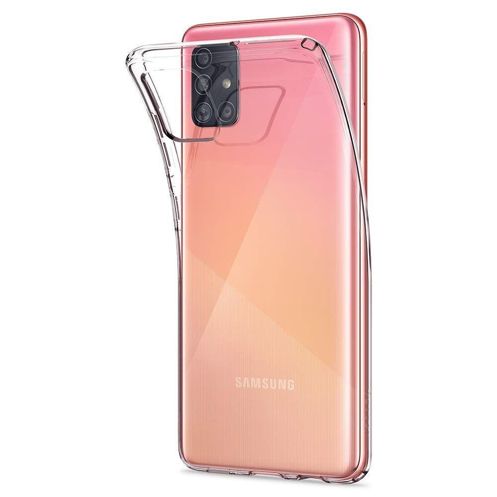 Case Liquid Crystal Samsung Galaxy A71 Clear