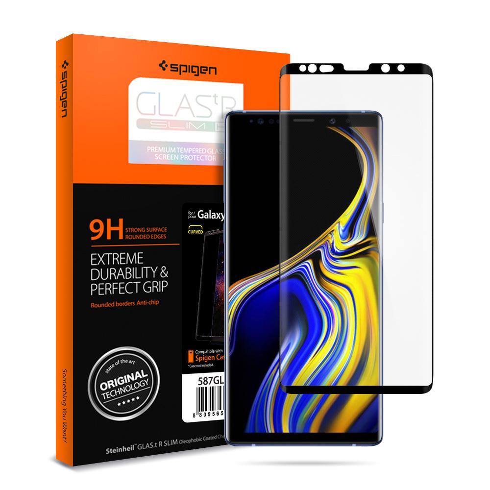 Screen Protector GLAS.tR Curved Glass Samsung Galaxy Note 9 Zwart
