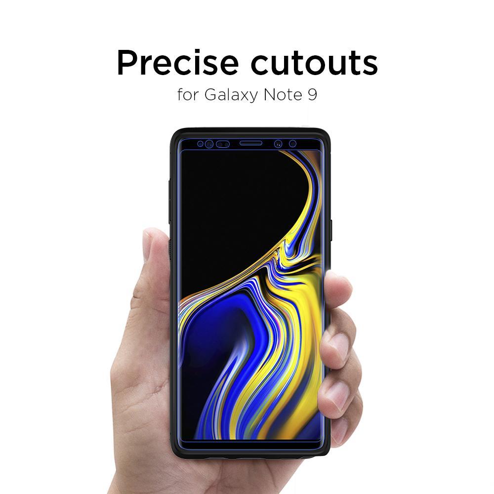 Screen Protector GLAS.tR Curved Glass Samsung Galaxy Note 9 Zwart