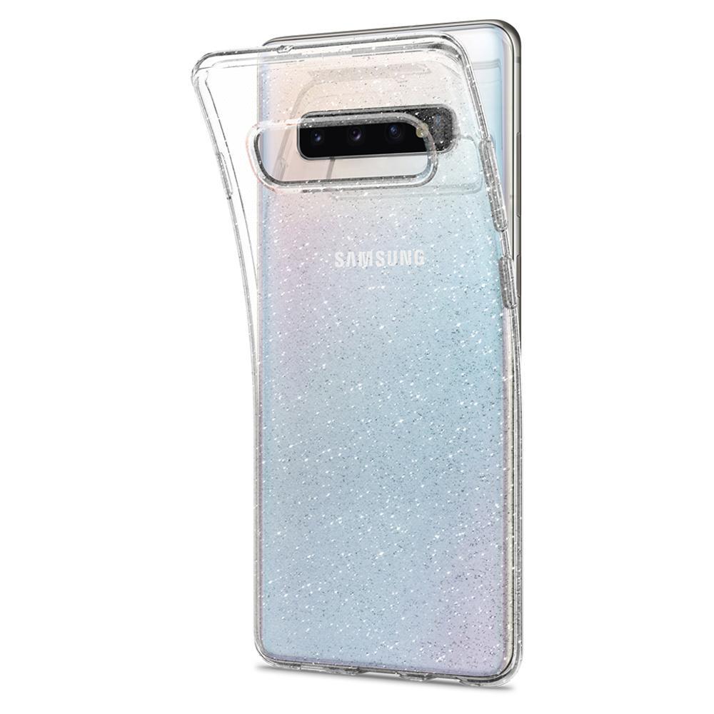 Case Liquid Crystal Samsung Galaxy S10 Clear