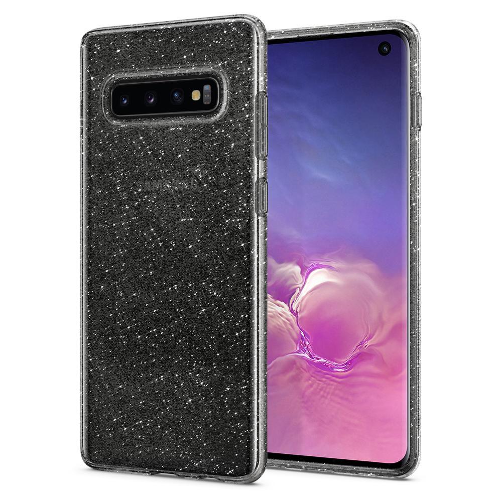 Case Liquid Crystal Samsung Galaxy S10 Clear