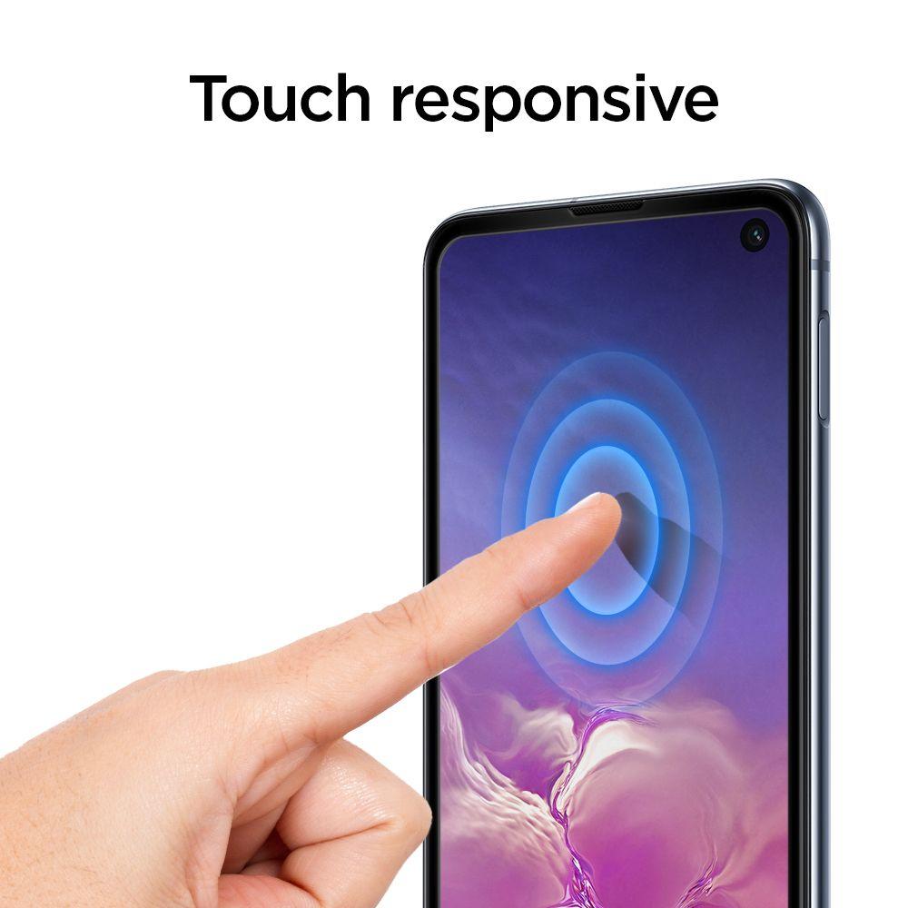 Screen Protector GLAS.tR SLIM HD Samsung Galaxy S10e Zwart