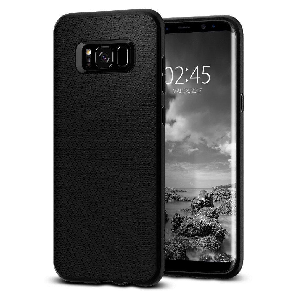 Case Liquid Air Samsung Galaxy S8 Zwart