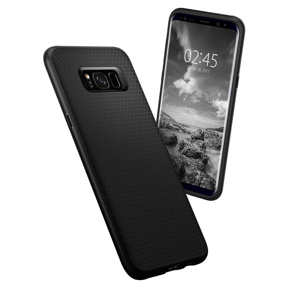 Case Liquid Air Samsung Galaxy S8 Zwart