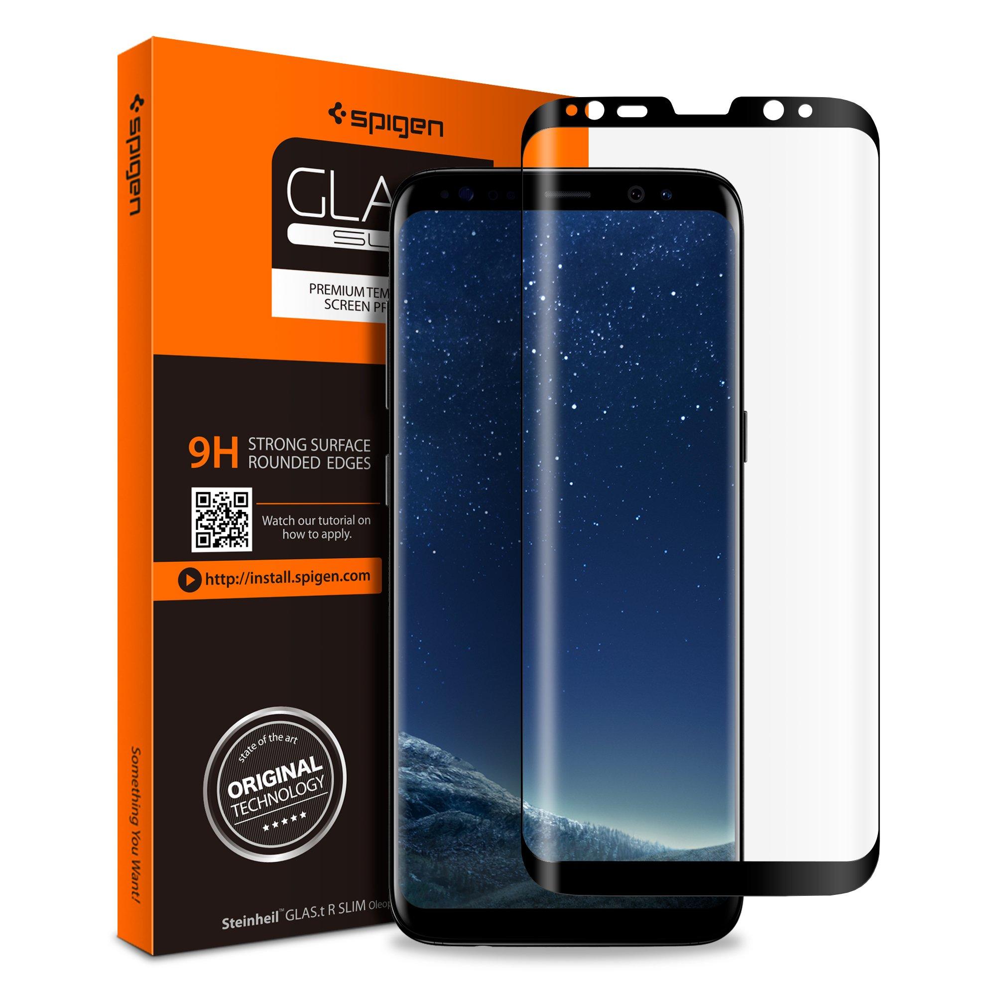 Screen Protector GLAS.tR Full Cover Glass Samsung Galaxy S8 Zwart