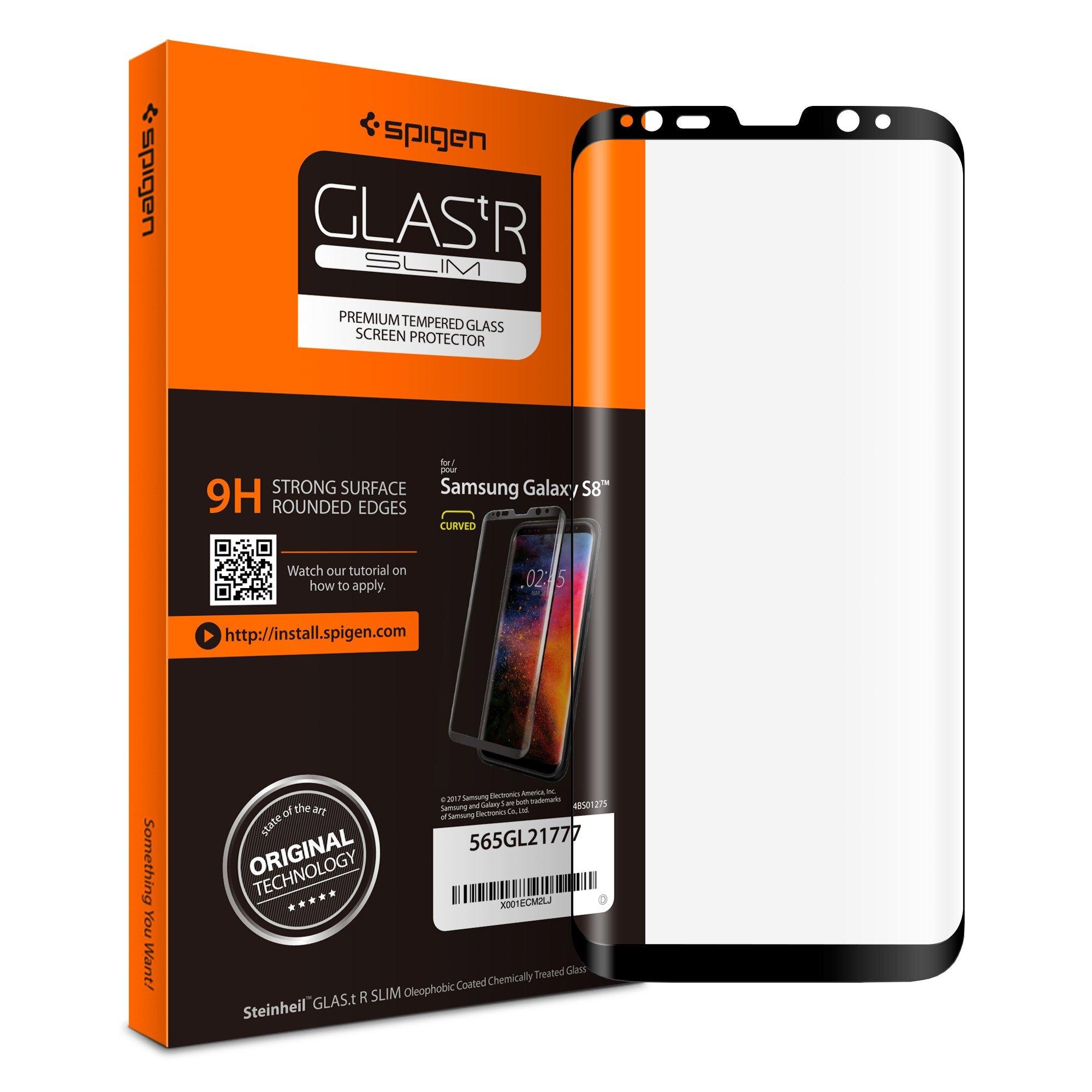 Screen Protector GLAS.tR Full Cover Glass Samsung Galaxy S8 Zwart