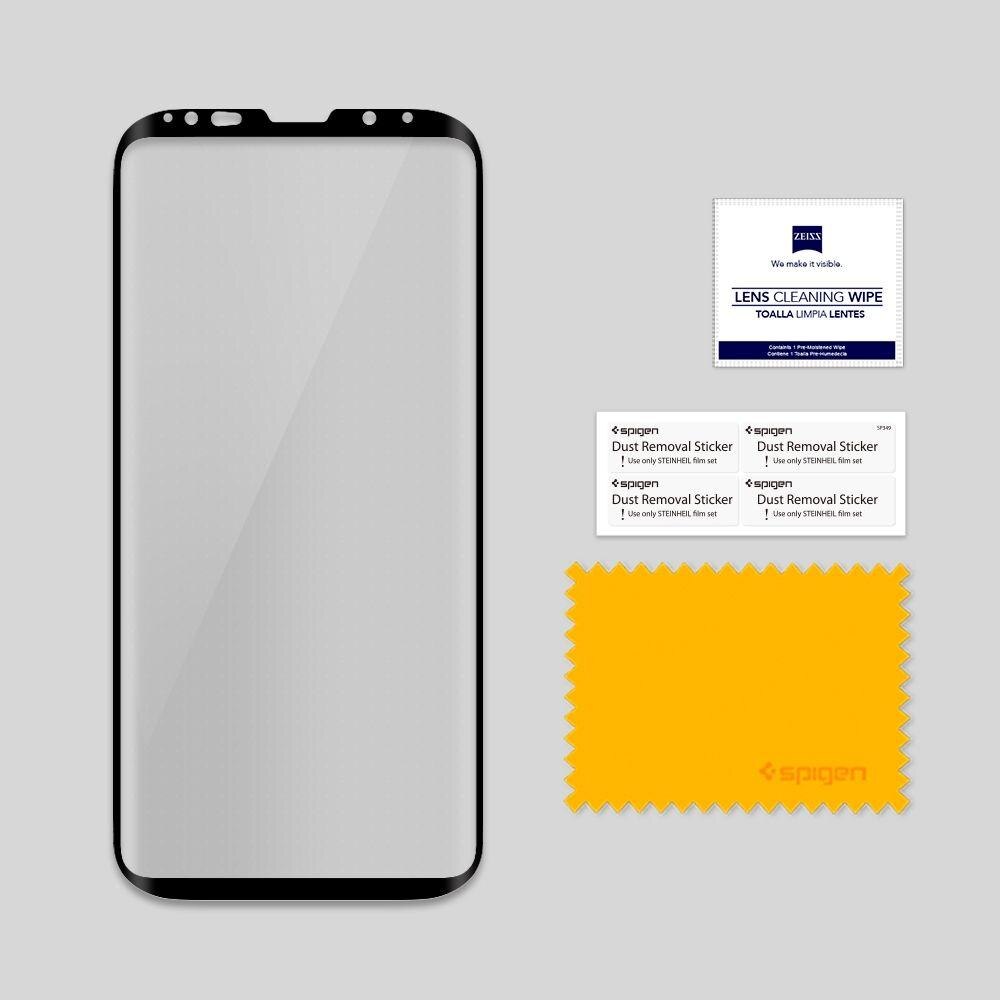 Screen Protector GLAS.tR Curved Glass Samsung Galaxy S9 Plus Zwart