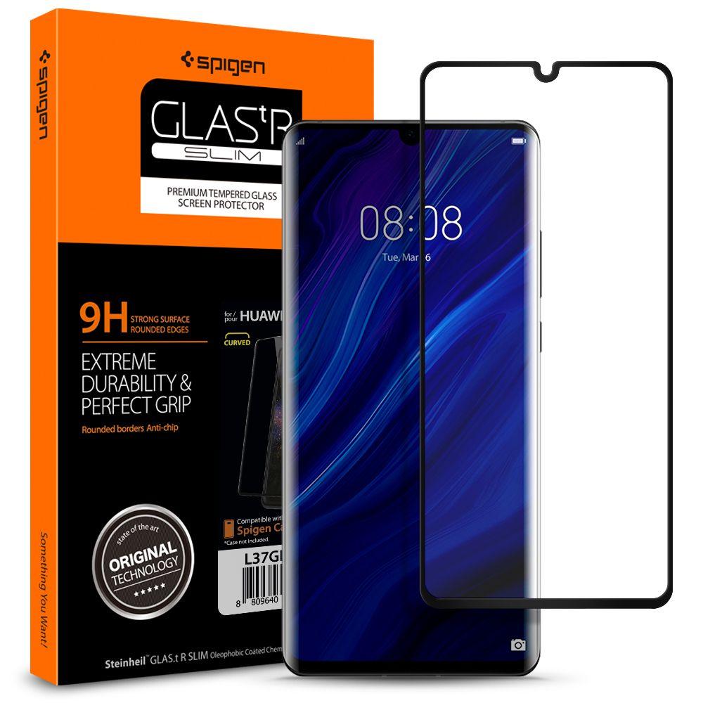 Screen Protector GLAS.tR SLIM Huawei P30 Pro Zwart