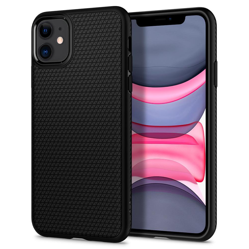 Case Liquid Air iPhone 11 Zwart