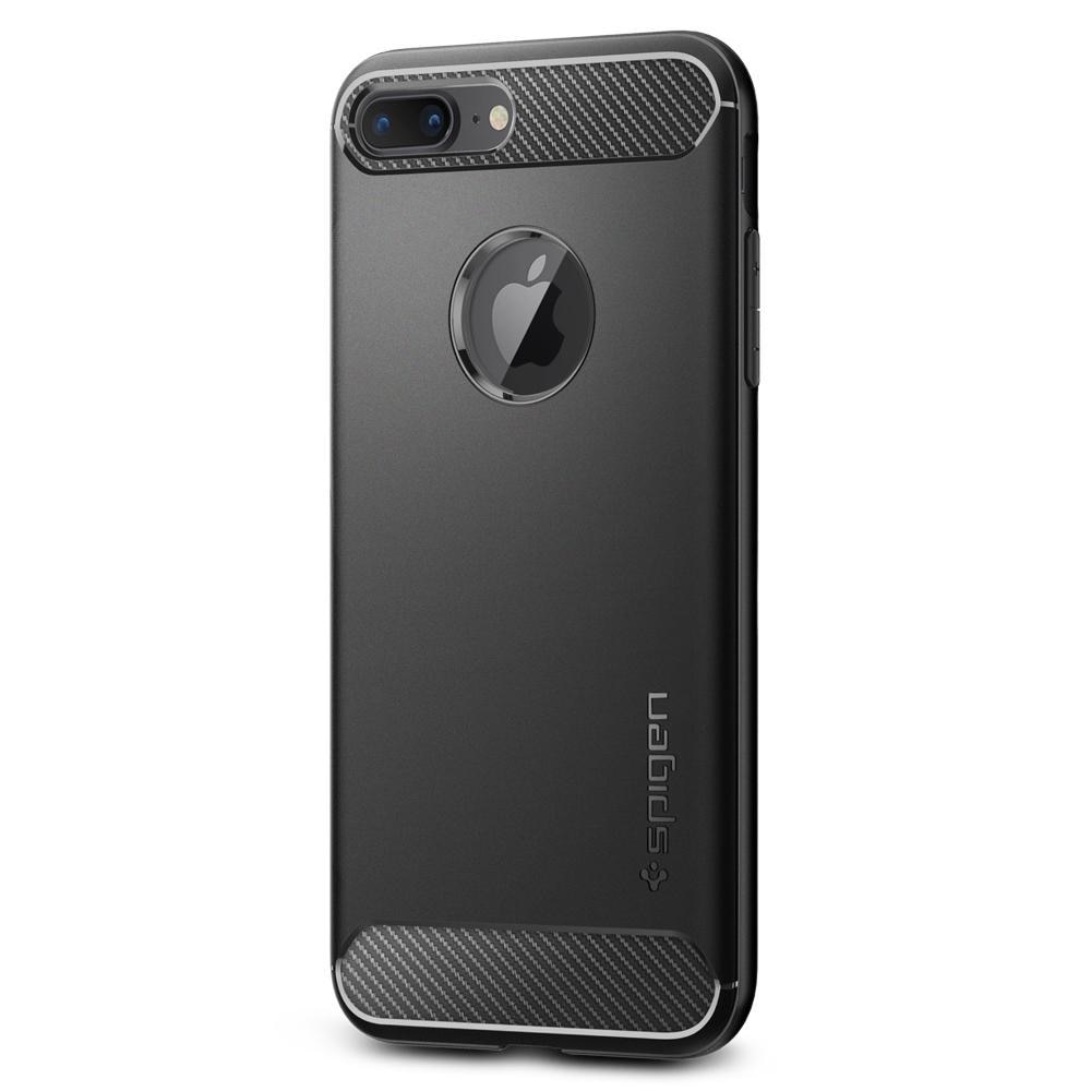 Rugged Armor Case iPhone 7 Plus/8 Plus Zwart