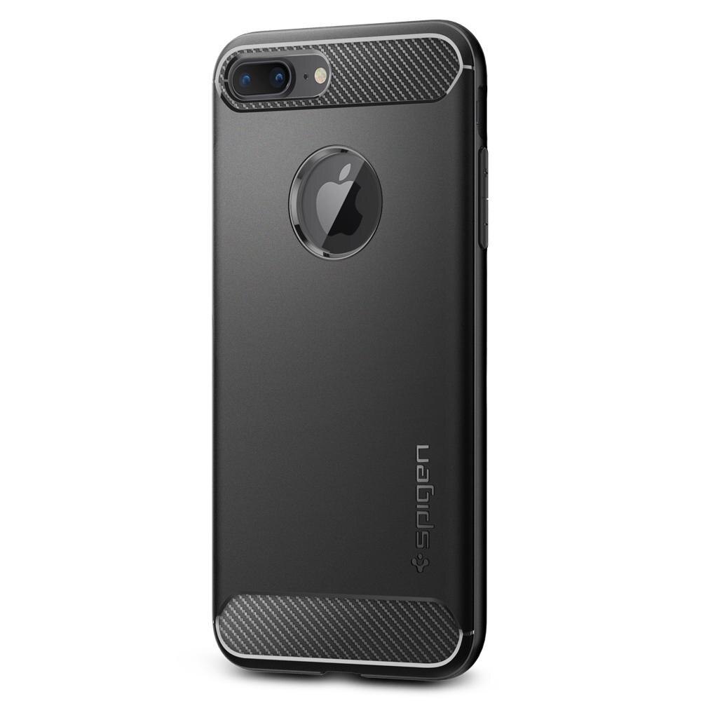 Rugged Armor Case iPhone 7 Plus/8 Plus Zwart