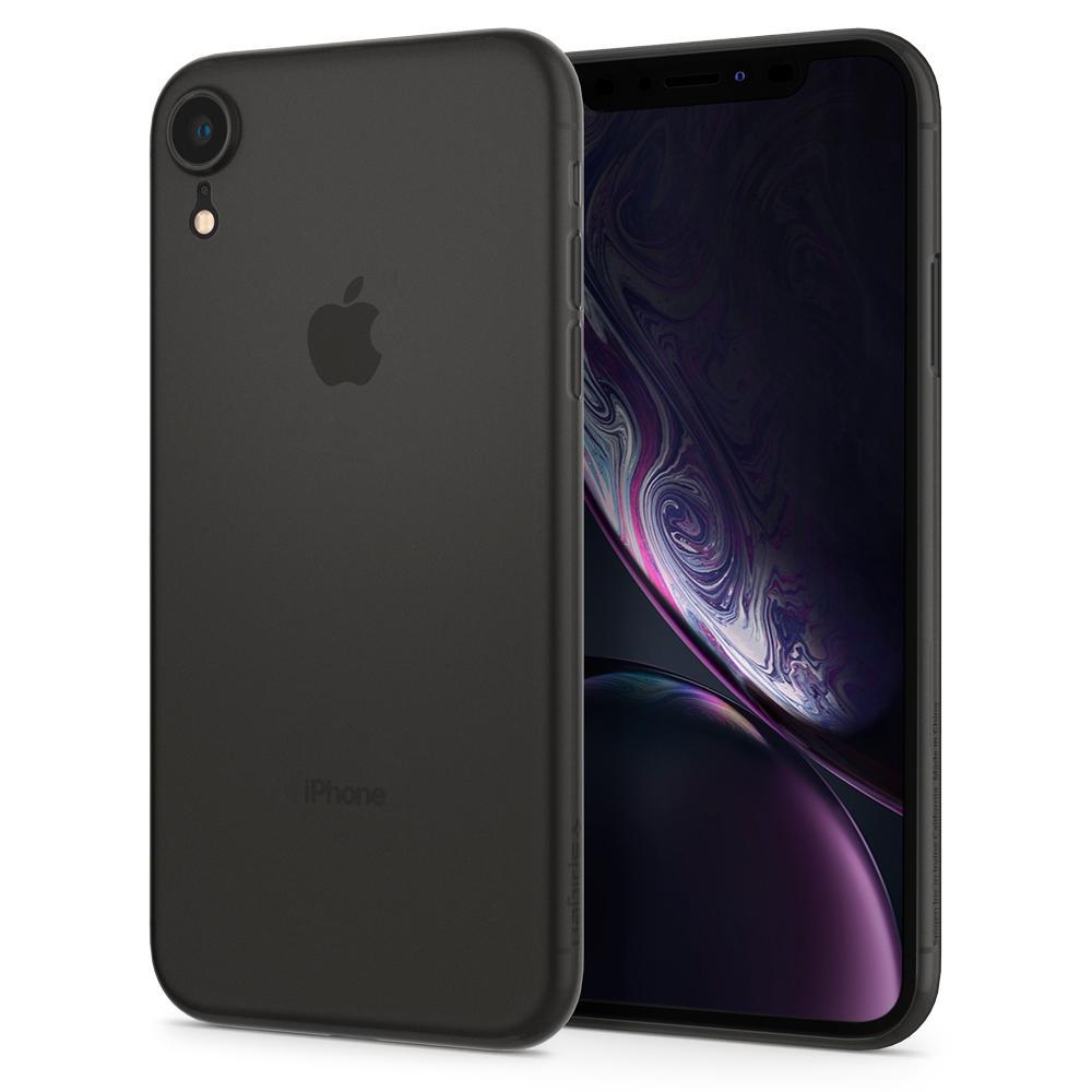 Case AirSkin iPhone Xr Zwart