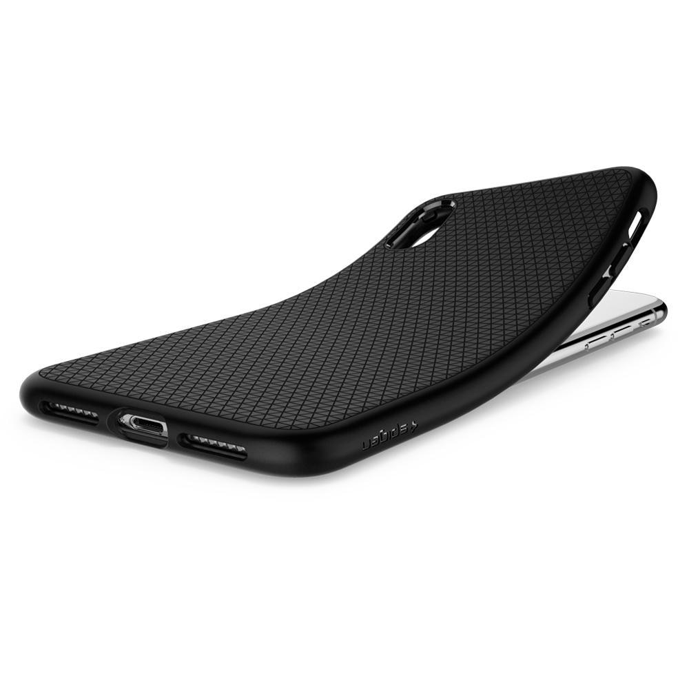 Case Liquid Air iPhone Xr Zwart