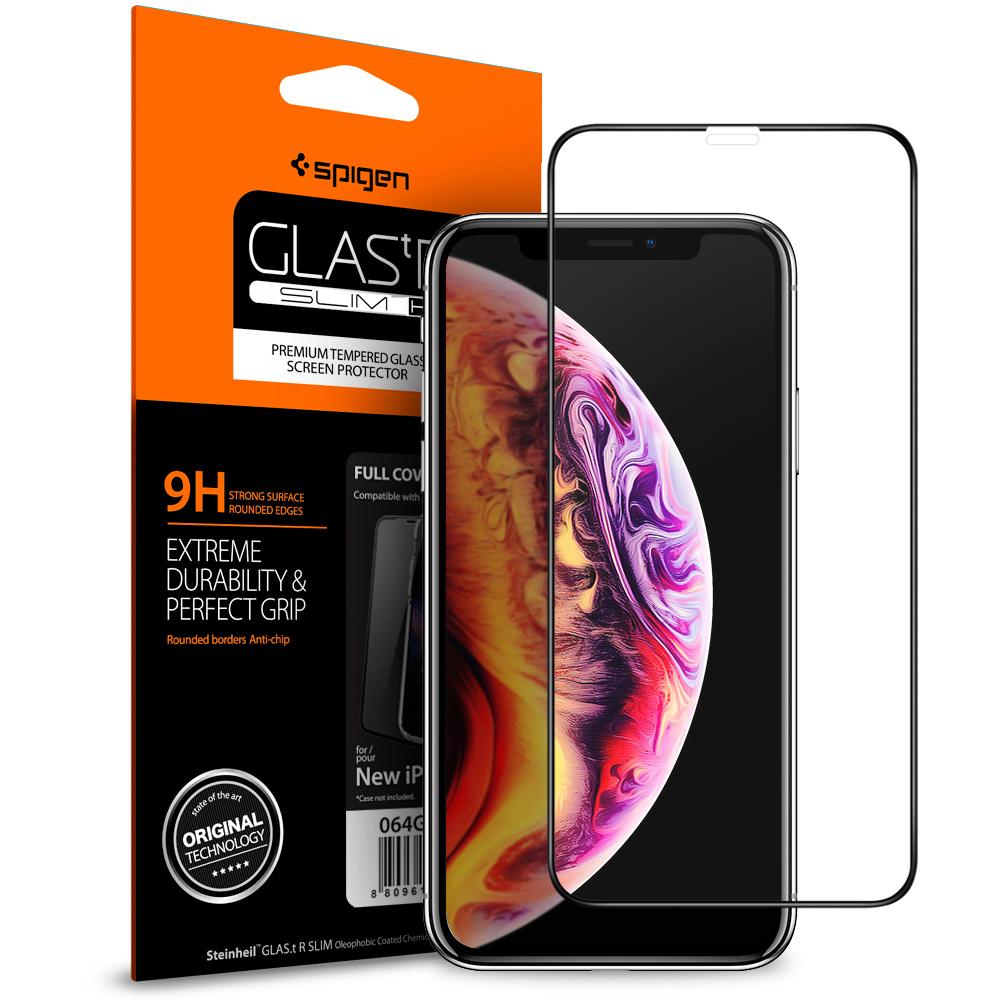 Screen Protector GLAS.tR SLIM HD iPhone XR Zwart