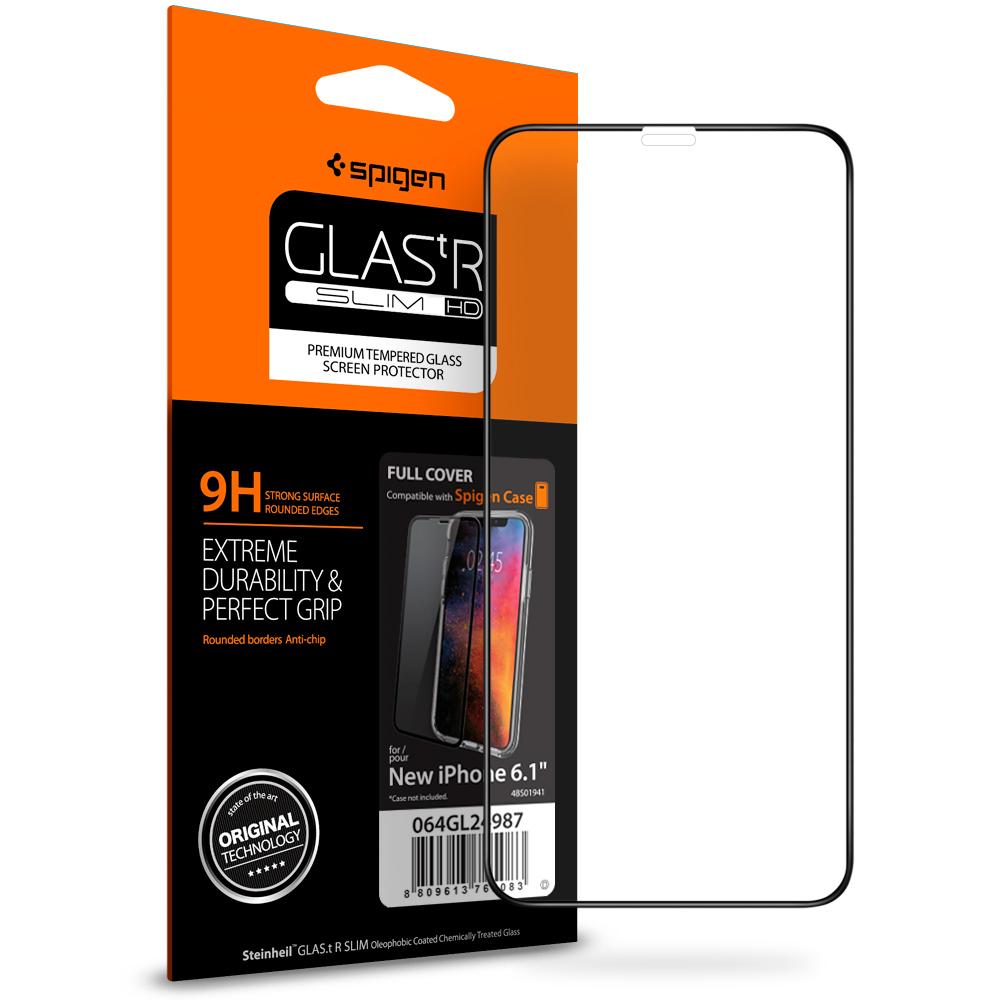 Screen Protector GLAS.tR SLIM HD iPhone XR Zwart